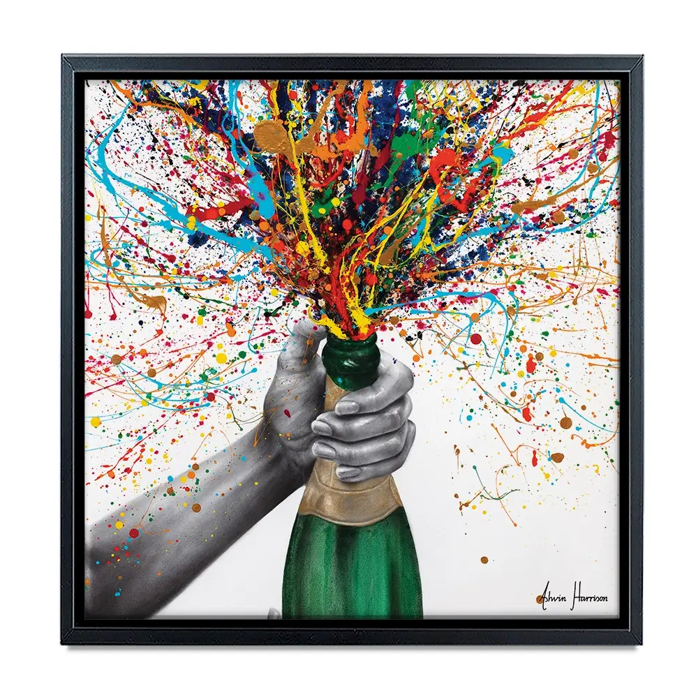 Bottle Of Nostalgia Square Canvas Print Bottle Of Nostalgia Square Canvas Print wall art product Ashvin Harrison