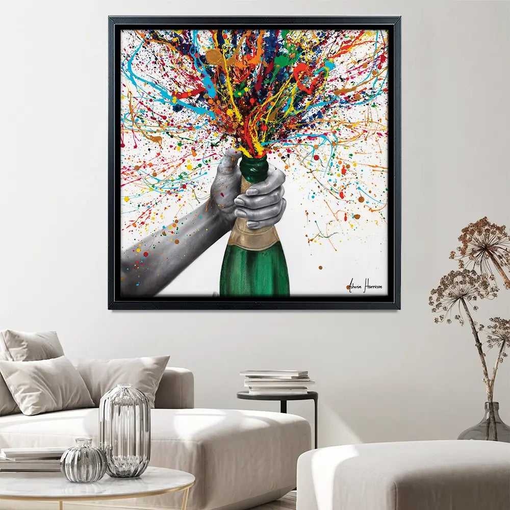 Bottle Of Nostalgia Square Canvas Print Bottle Of Nostalgia Square Canvas Print wall art product Ashvin Harrison