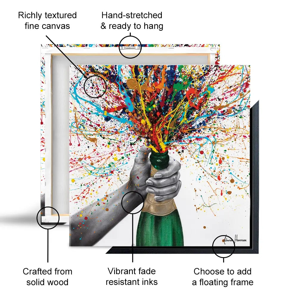 Bottle Of Nostalgia Square Canvas Print Bottle Of Nostalgia Square Canvas Print wall art product Ashvin Harrison