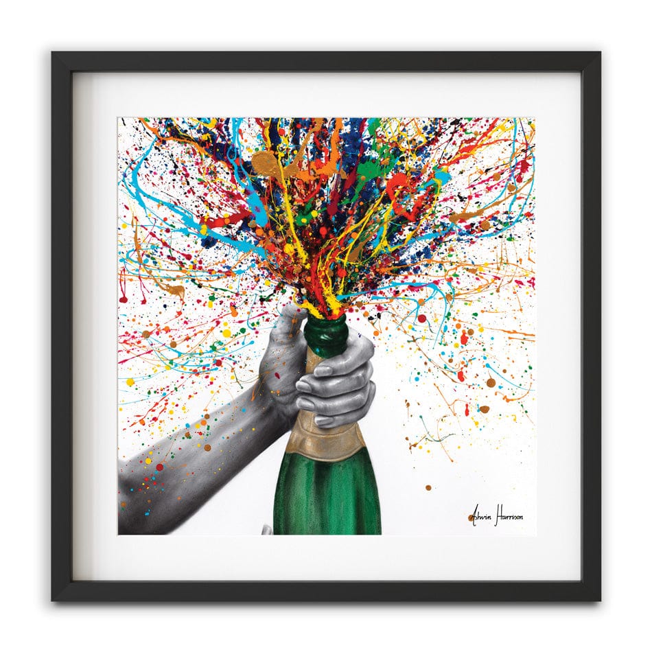 Bottle Of Nostalgia Square Framed Art Print wall art product Ashvin Harrison