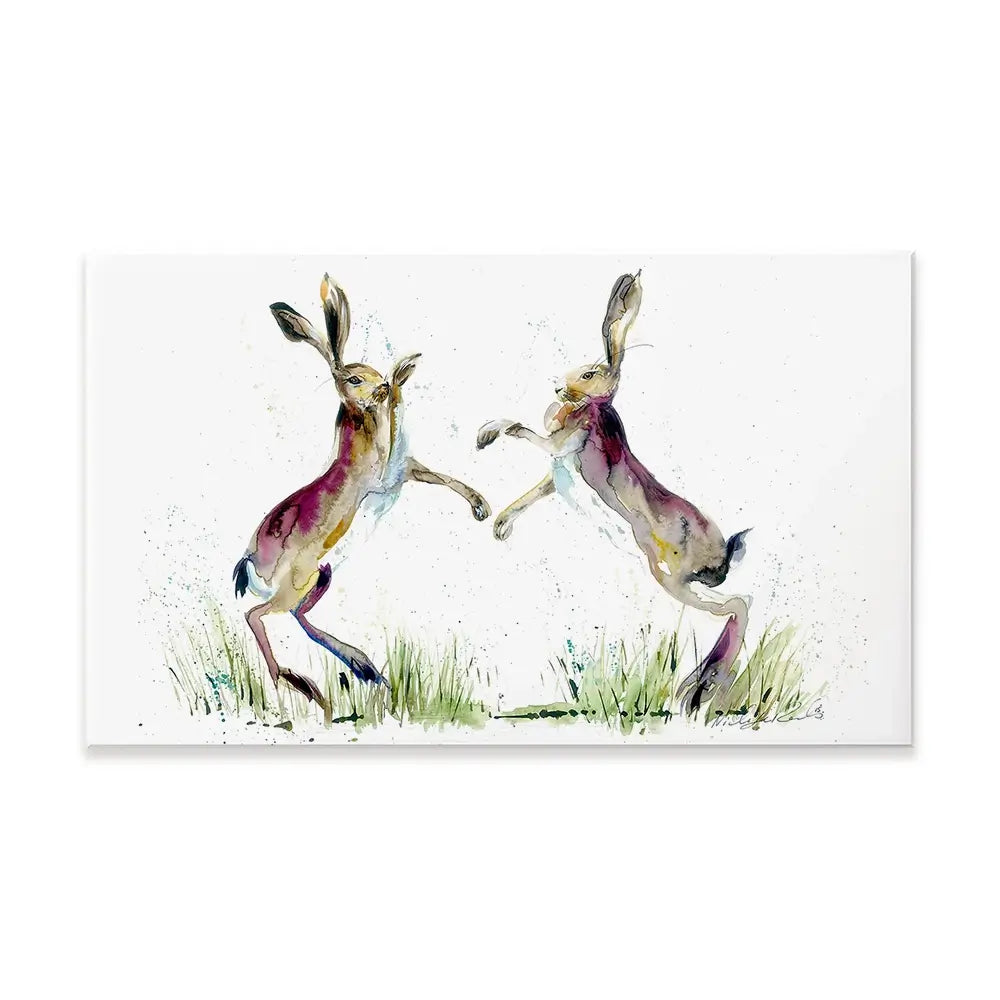 Boxing Match Canvas Print Boxing Match Canvas Print wall art product Nicola Jane Rowles