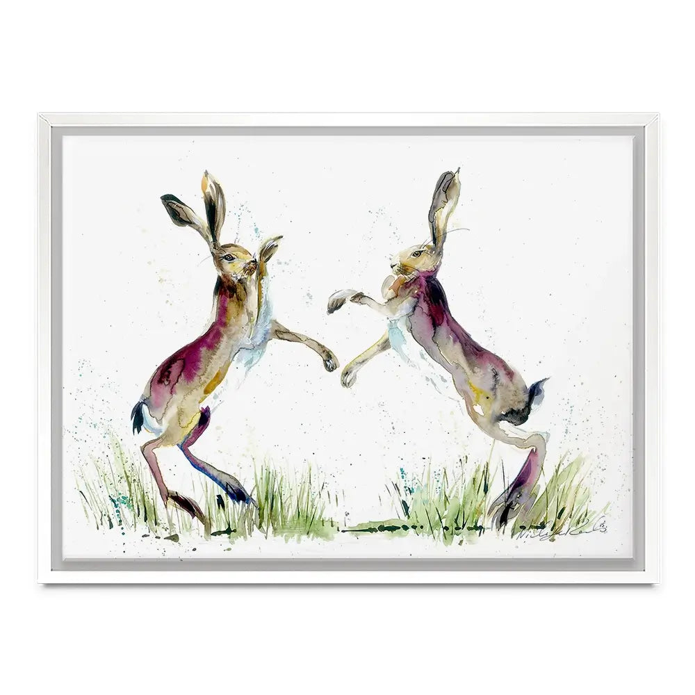 Boxing Match Canvas Print Boxing Match Canvas Print wall art product Nicola Jane Rowles