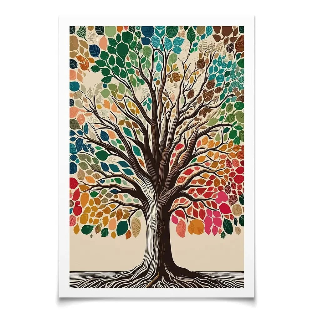 Branches Of Becoming Art Print Branches Of Becoming Art Print wall art product P & M Print Gallery