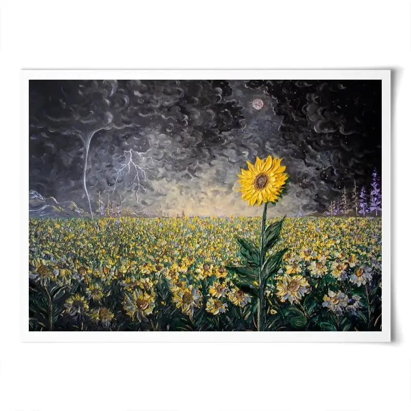 Brave The Storm Art Print Brave The Storm Art Print wall art product Nada Khatib
