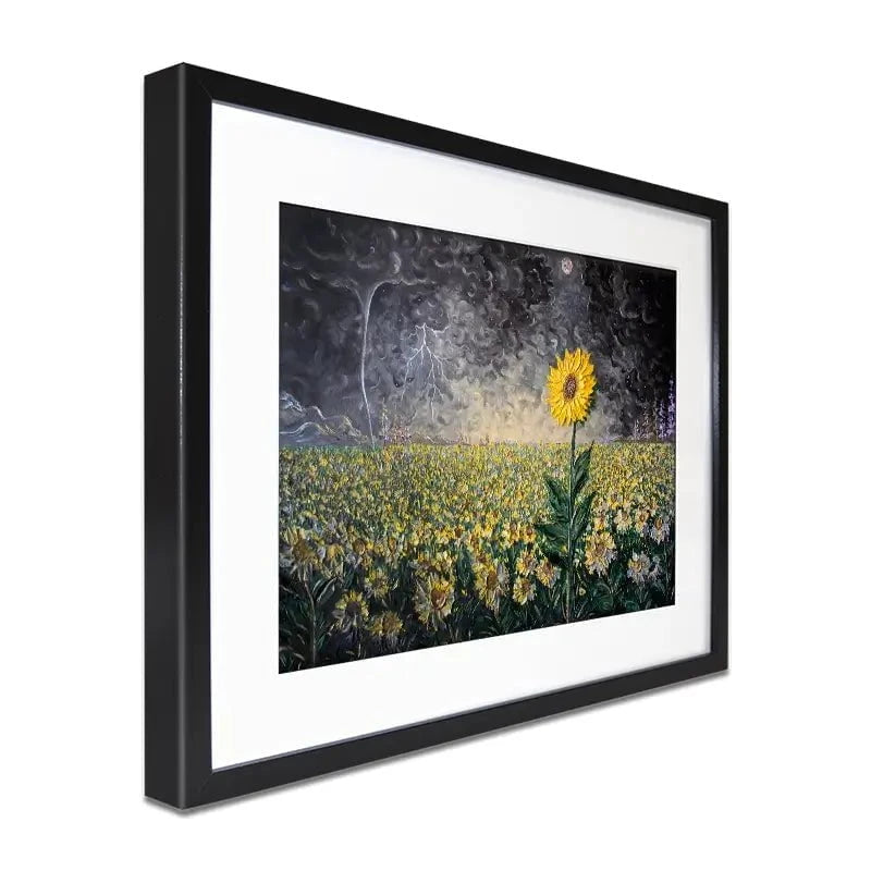 Brave The Storm Framed Art Print Brave The Storm Framed Art Print wall art product Nada Khatib