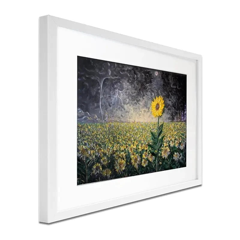 Brave The Storm Framed Art Print Brave The Storm Framed Art Print wall art product Nada Khatib