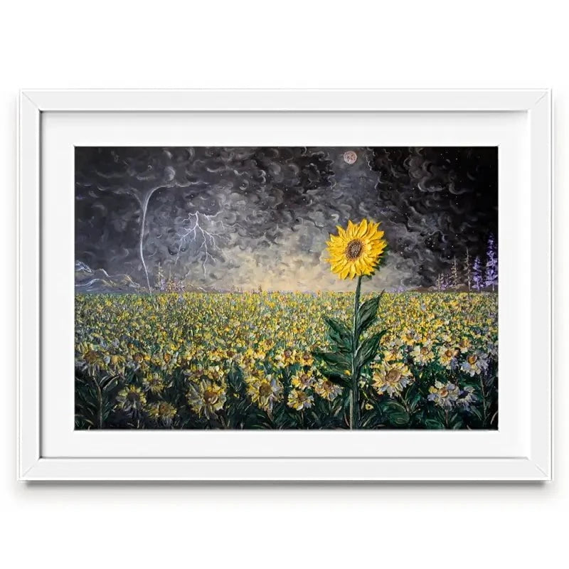 Brave The Storm Framed Art Print Brave The Storm Framed Art Print wall art product Nada Khatib
