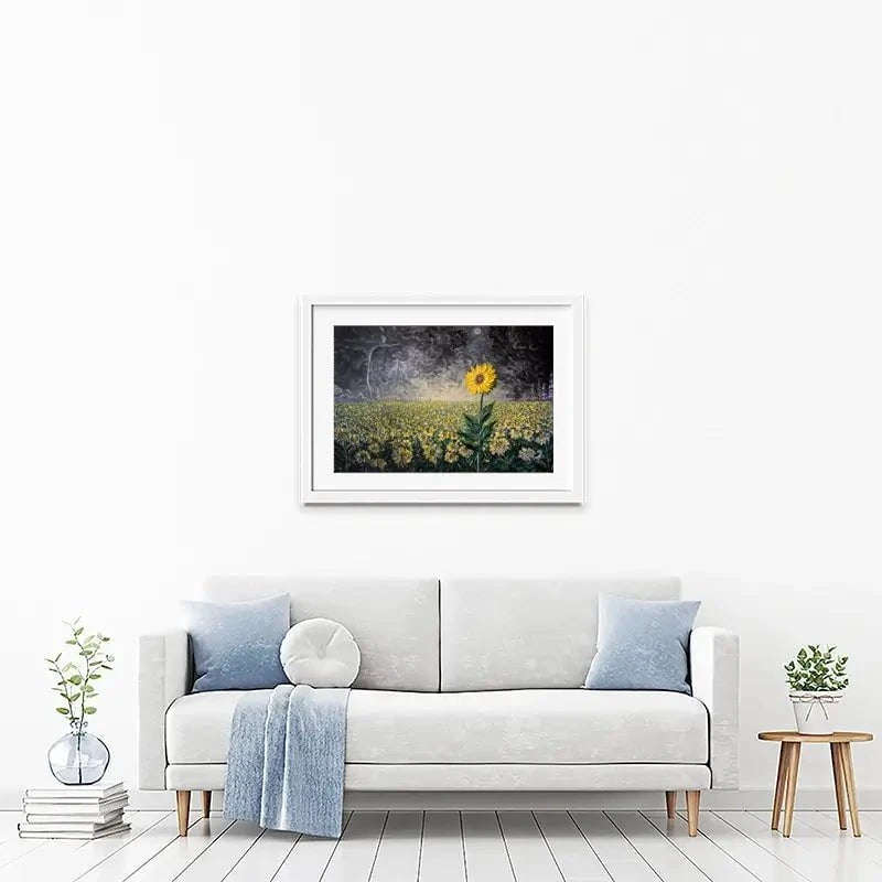 Brave The Storm Framed Art Print Brave The Storm Framed Art Print wall art product Nada Khatib