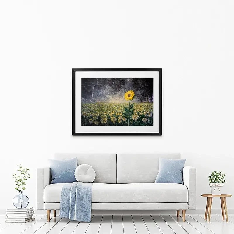 Brave The Storm Framed Art Print Brave The Storm Framed Art Print wall art product Nada Khatib