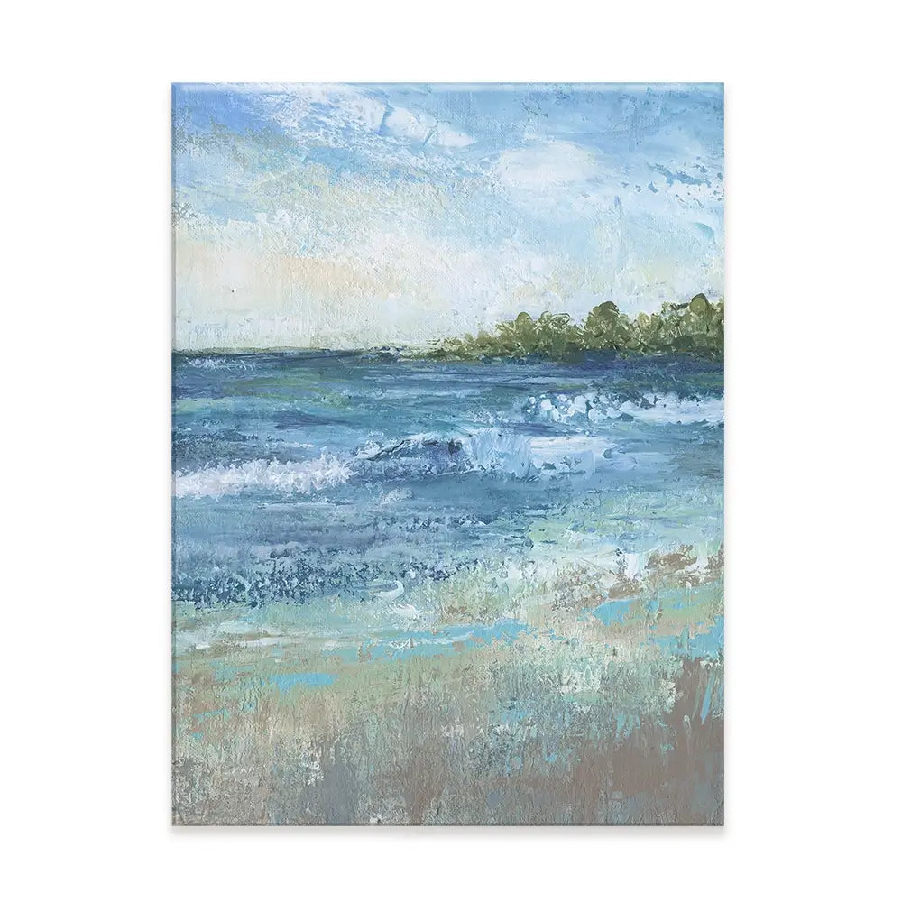 Breaking Waves Canvas Print Breaking Waves Canvas Print wall art product Carol Robinson