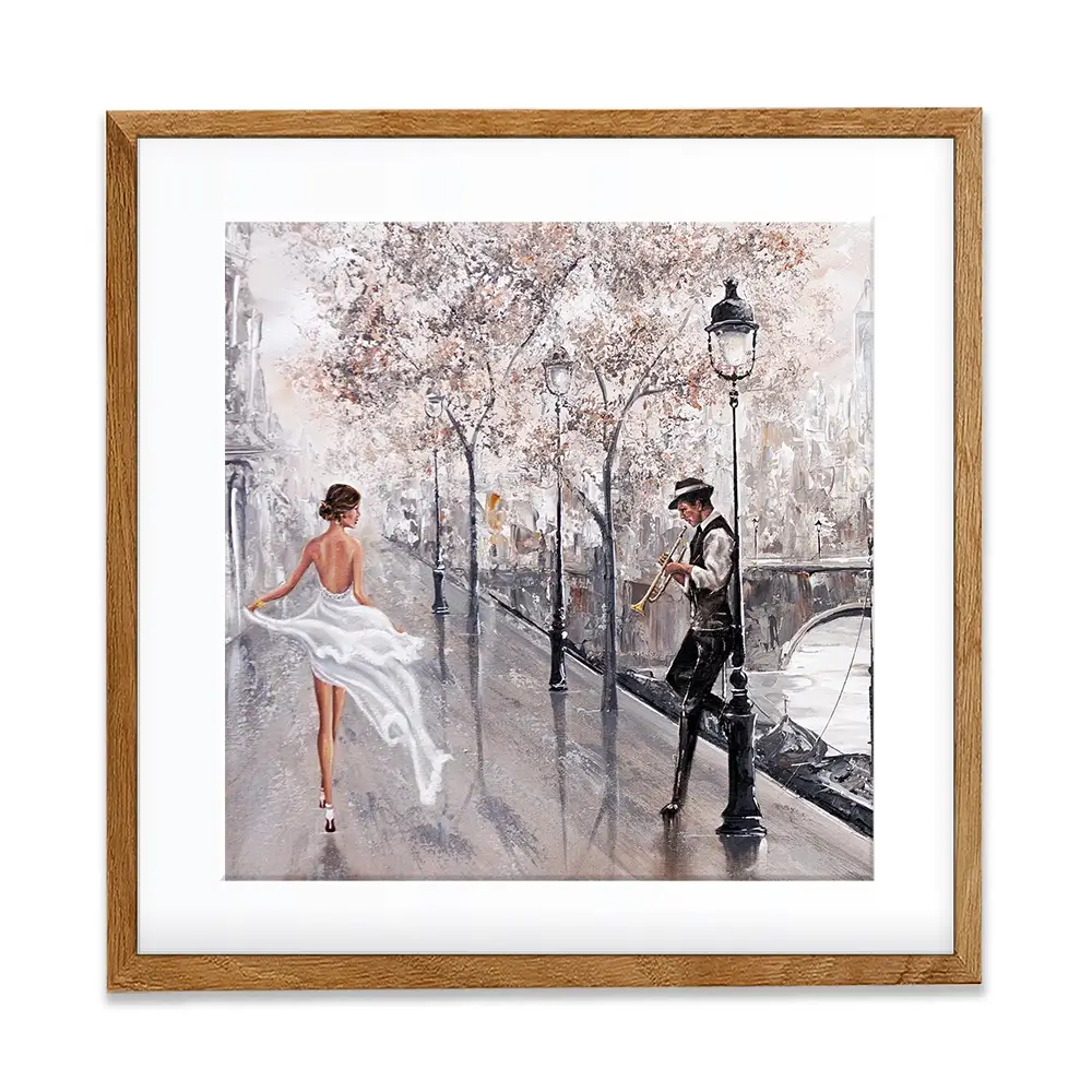 Breathless Paris Flair Square Framed Art Print Breathless Paris Flair Square Framed Art Print wall art product Isabella Karolewicz