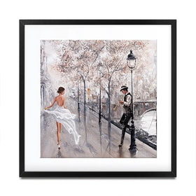 Breathless Paris Flair Square Framed Art Print Breathless Paris Flair Square Framed Art Print wall art product Isabella Karolewicz