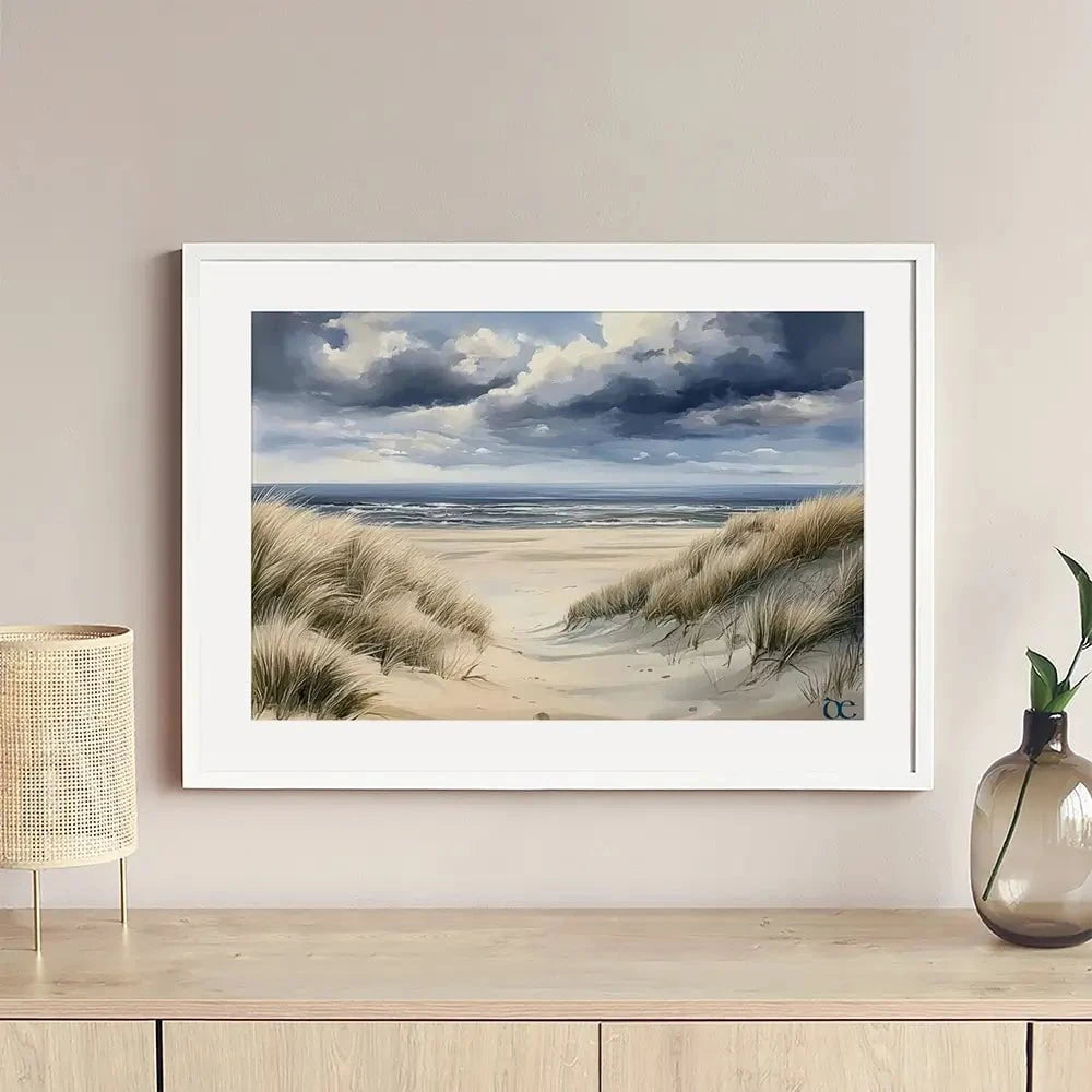 Breezy Beach Framed Art Print Breezy Beach Framed Art Print wall art product David Alexander Elder