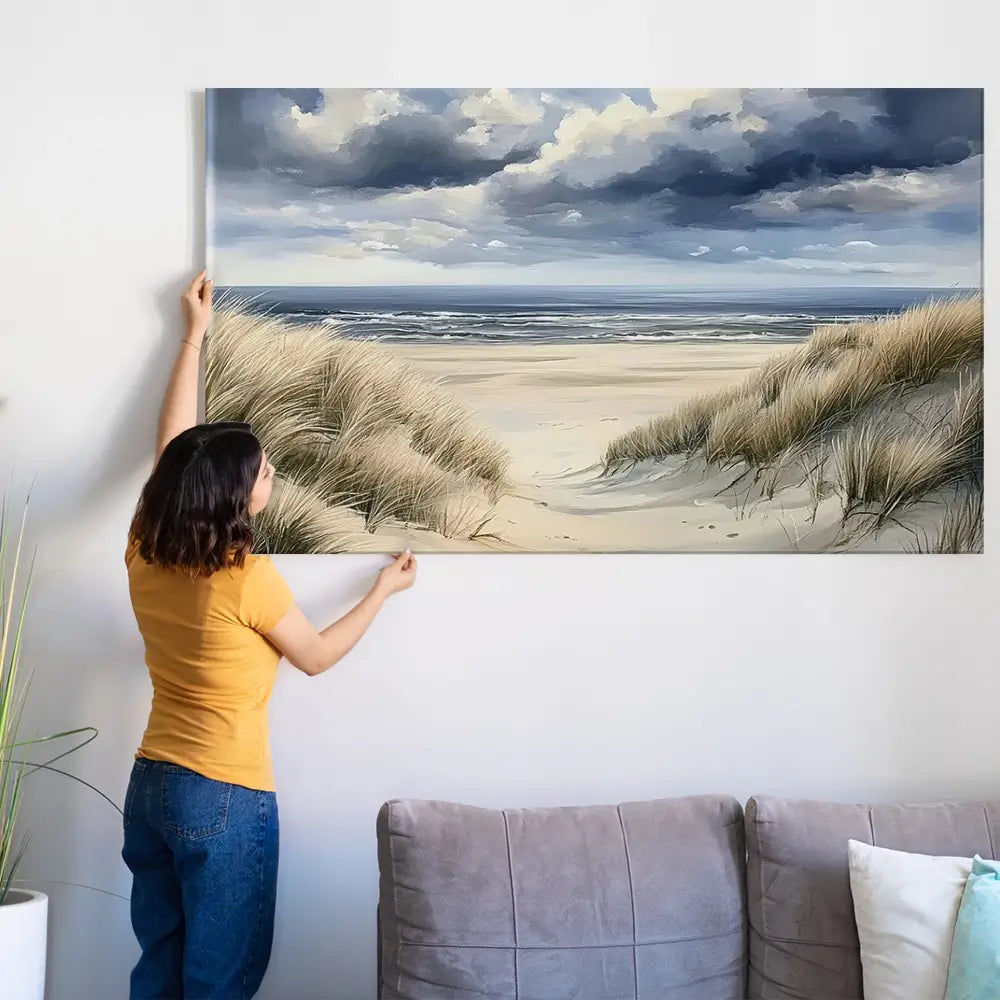 Breezy Beach Oversized Canvas Print Breezy Beach Oversized Canvas Print wall art product David Alexander Elder
