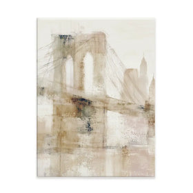 Bridge Cables In Mist Canvas Print Bridge Cables In Mist Canvas Print wall art product Chromatic Storm Studio