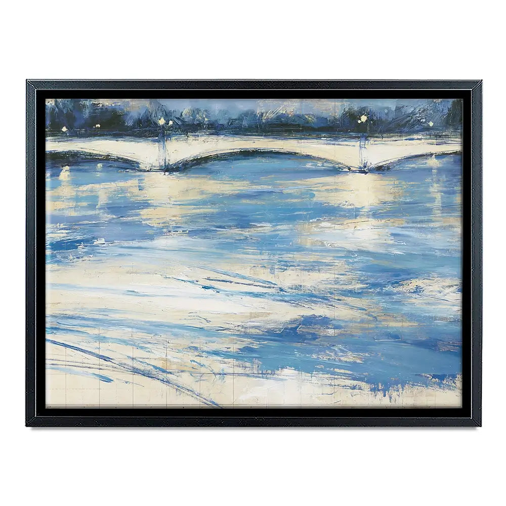 Bridge Over Loose Water Canvas Print Bridge Over Loose Water Canvas Print wall art product Chromatic Storm Studio