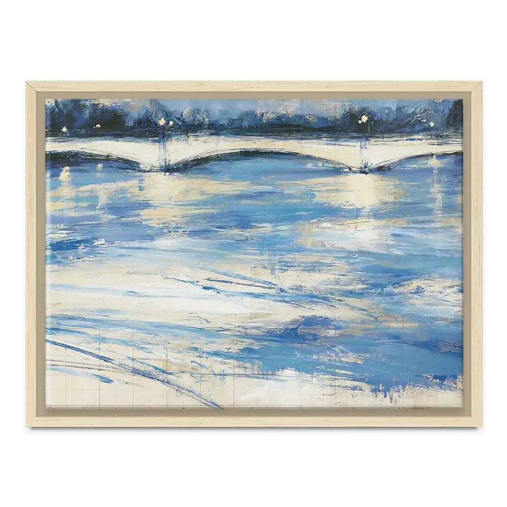Bridge Over Loose Water Canvas Print Bridge Over Loose Water Canvas Print wall art product Chromatic Storm Studio
