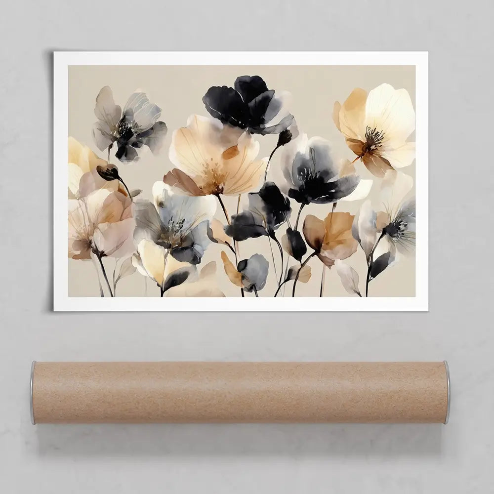 Bright And Bold Floral Art Print Bright And Bold Floral Art Print wall art product Petals Prints Design - Independent