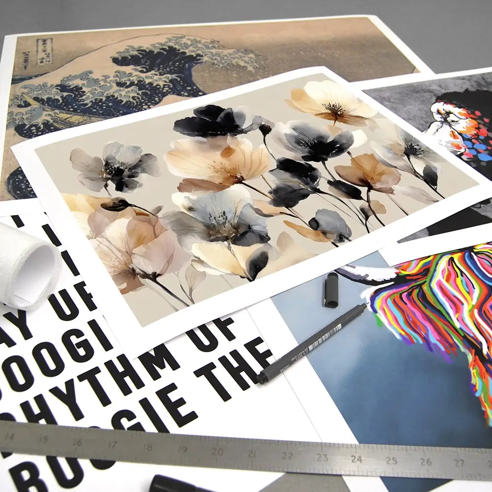 Bright And Bold Floral Art Print Bright And Bold Floral Art Print wall art product Petals Prints Design - Independent