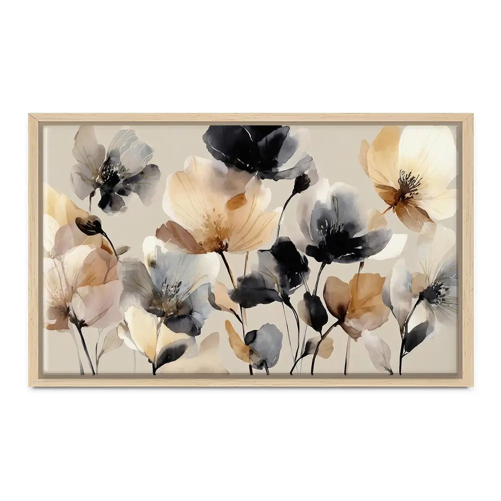 Bright And Bold Floral Canvas Print Bright And Bold Floral Canvas Print wall art product Petals Prints Design - Independent