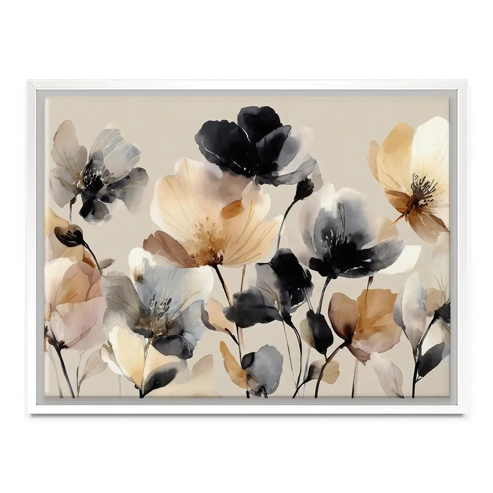 Bright And Bold Floral Canvas Print Bright And Bold Floral Canvas Print wall art product Petals Prints Design - Independent