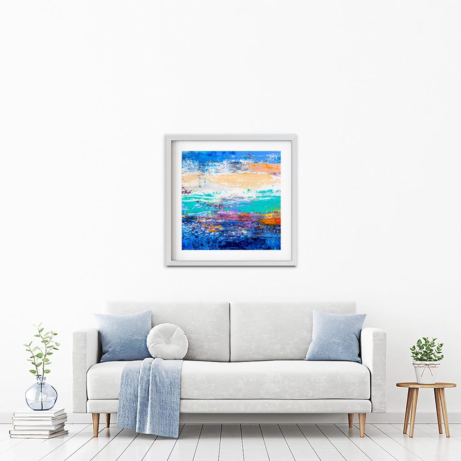 Bright And Colourful Square Framed Art Print wall art product S-BELOV / Shutterstock