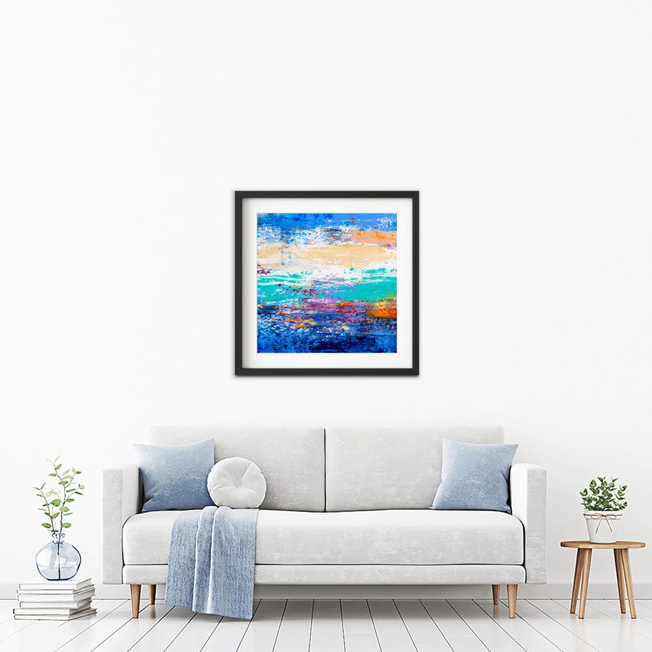 Bright And Colourful Square Framed Art Print wall art product S-BELOV / Shutterstock