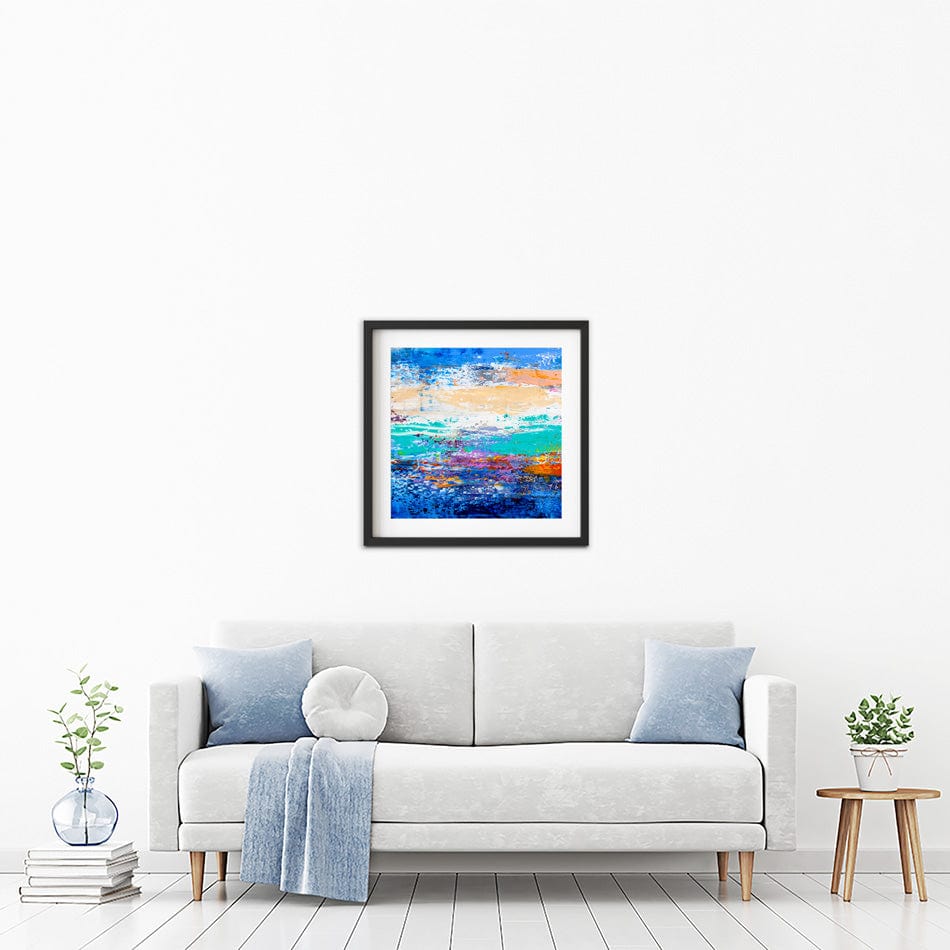 Bright And Colourful Square Framed Art Print wall art product S-BELOV / Shutterstock