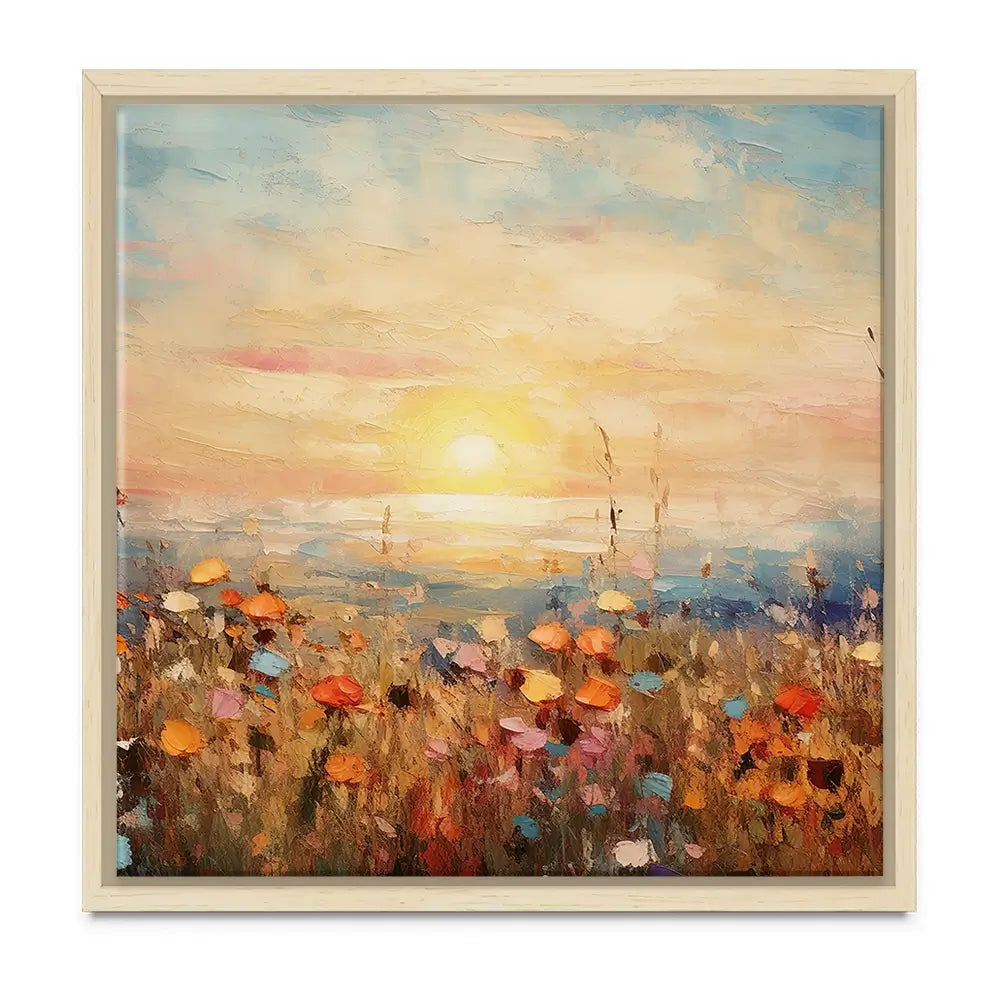 Bright Meadow Sunrise Oversized Canvas Print Bright Meadow Sunrise Oversized Canvas Print wall art product Franklyn Gregory - Independent