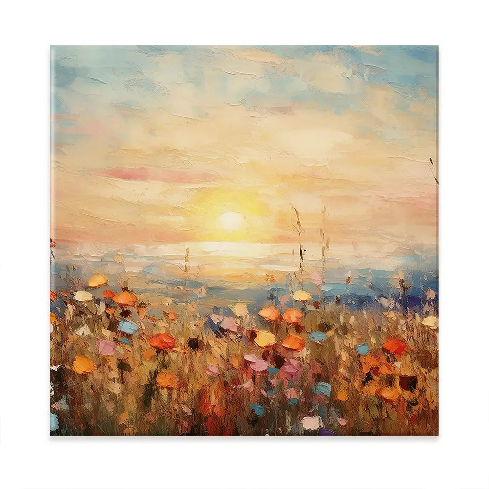 Bright Meadow Sunrise Oversized Canvas Print Bright Meadow Sunrise Oversized Canvas Print wall art product Franklyn Gregory - Independent