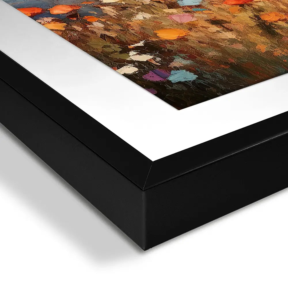 Bright Meadow Sunrise Square Framed Art Print Bright Meadow Sunrise Square Framed Art Print wall art product Art Print Shop