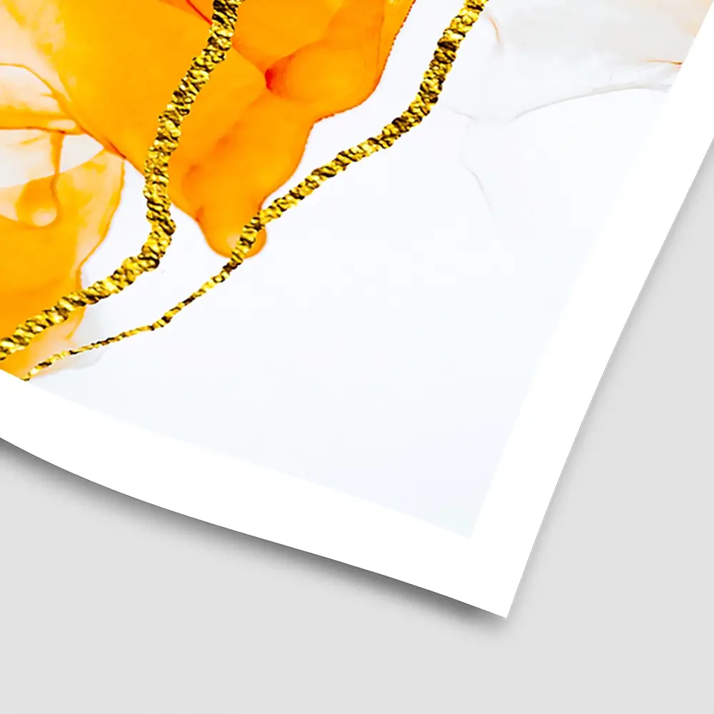 Bright Orange Square Art Print Bright Orange Square Art Print wall art product Art Print Shop