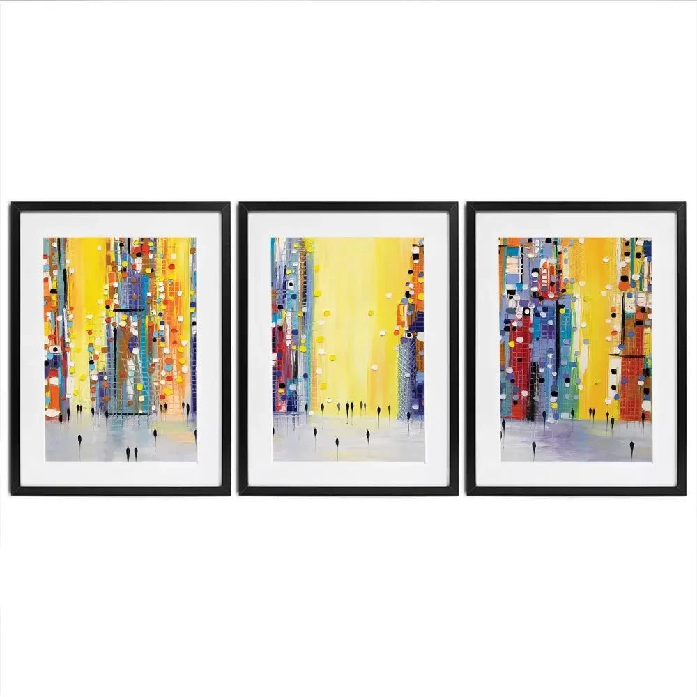 Bright Sunny Day Framed Art Print Trio Bright Sunny Day Framed Art Print Trio wall art product Ekaterina Ermilkina