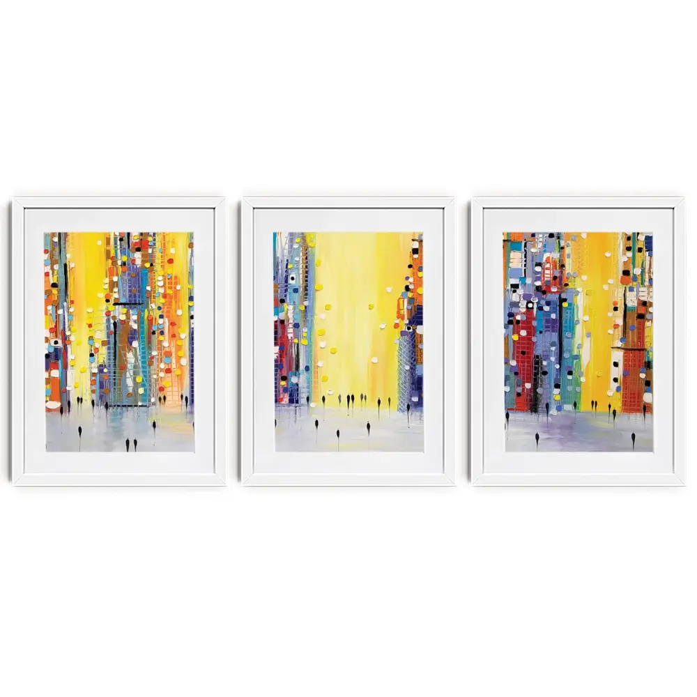 Bright Sunny Day Framed Art Print Trio Bright Sunny Day Framed Art Print Trio wall art product Ekaterina Ermilkina