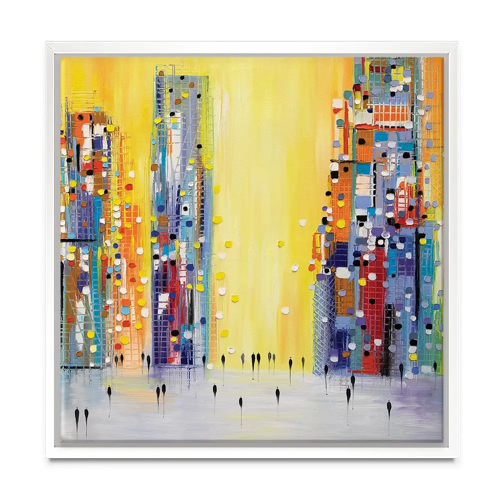 Bright Sunny Day Square Canvas Print Bright Sunny Day Square Canvas Print wall art product Ekaterina Ermilkina