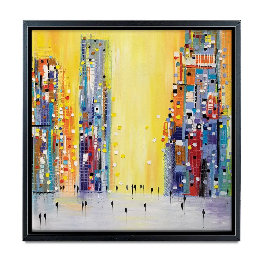 Bright Sunny Day Square Canvas Print Bright Sunny Day Square Canvas Print wall art product Ekaterina Ermilkina