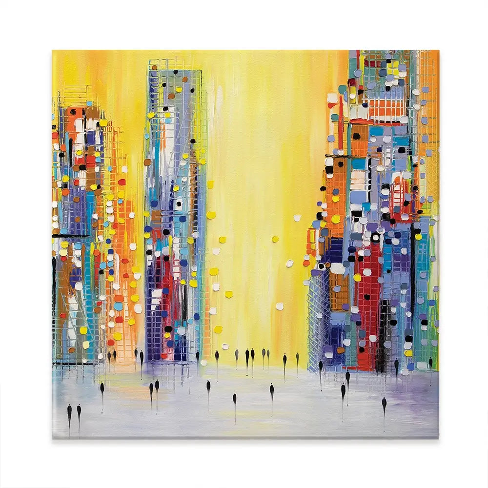 Bright Sunny Day Square Canvas Print Bright Sunny Day Square Canvas Print wall art product Ekaterina Ermilkina
