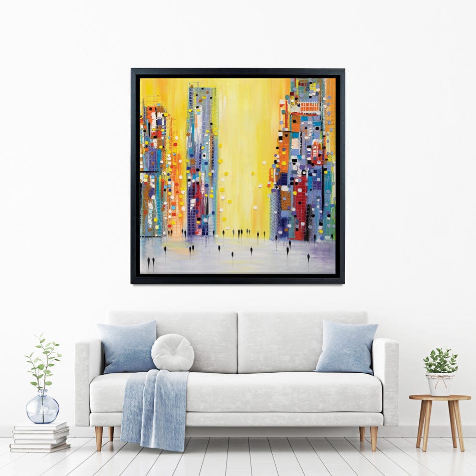 Bright Sunny Day Square Canvas Print Bright Sunny Day Square Canvas Print wall art product Ekaterina Ermilkina