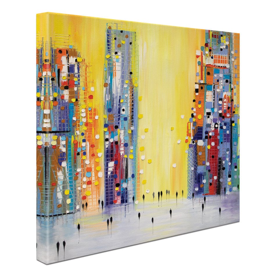 Bright Sunny Day Square Canvas Print wall art product Ekaterina Ermilkina / Independent