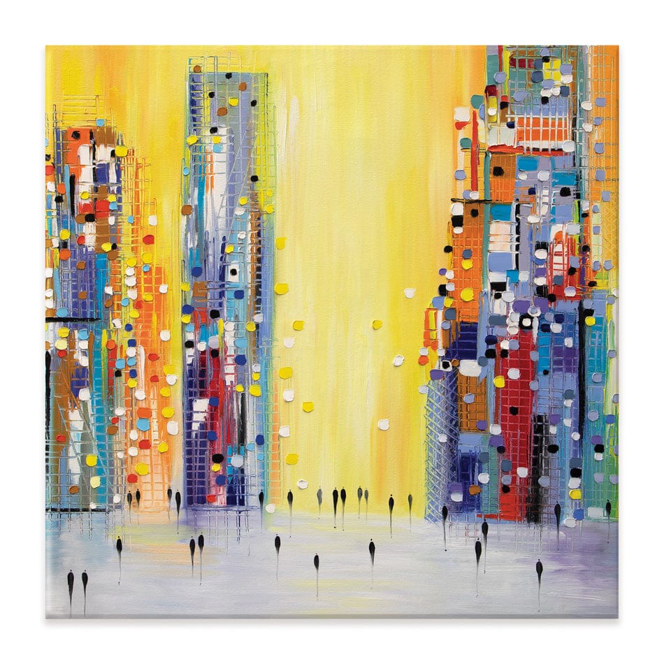 Bright Sunny Day Square Canvas Print wall art product Ekaterina Ermilkina / Independent