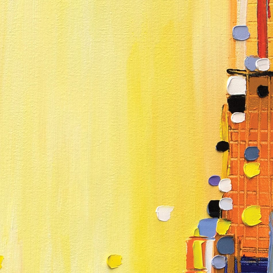 Bright Sunny Day Square Canvas Print wall art product Ekaterina Ermilkina / Independent