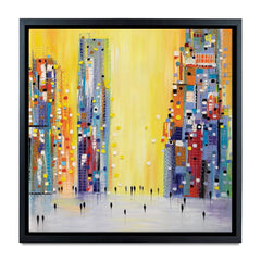 Bright Sunny Day Square Canvas Print wall art product Ekaterina Ermilkina / Independent