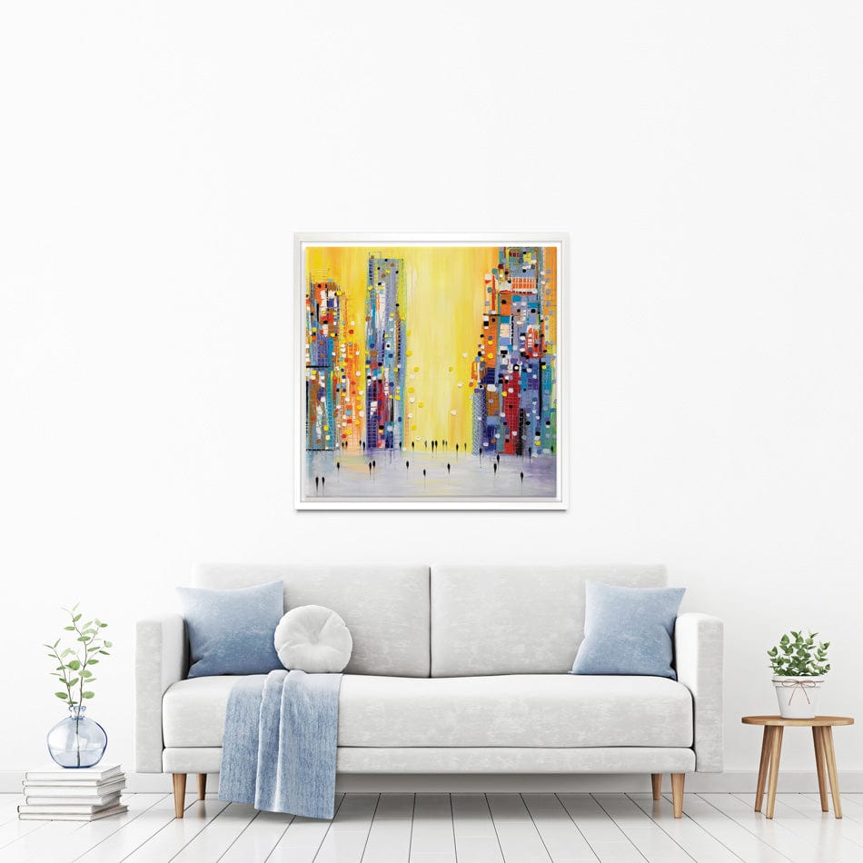 Bright Sunny Day Square Canvas Print wall art product Ekaterina Ermilkina / Independent