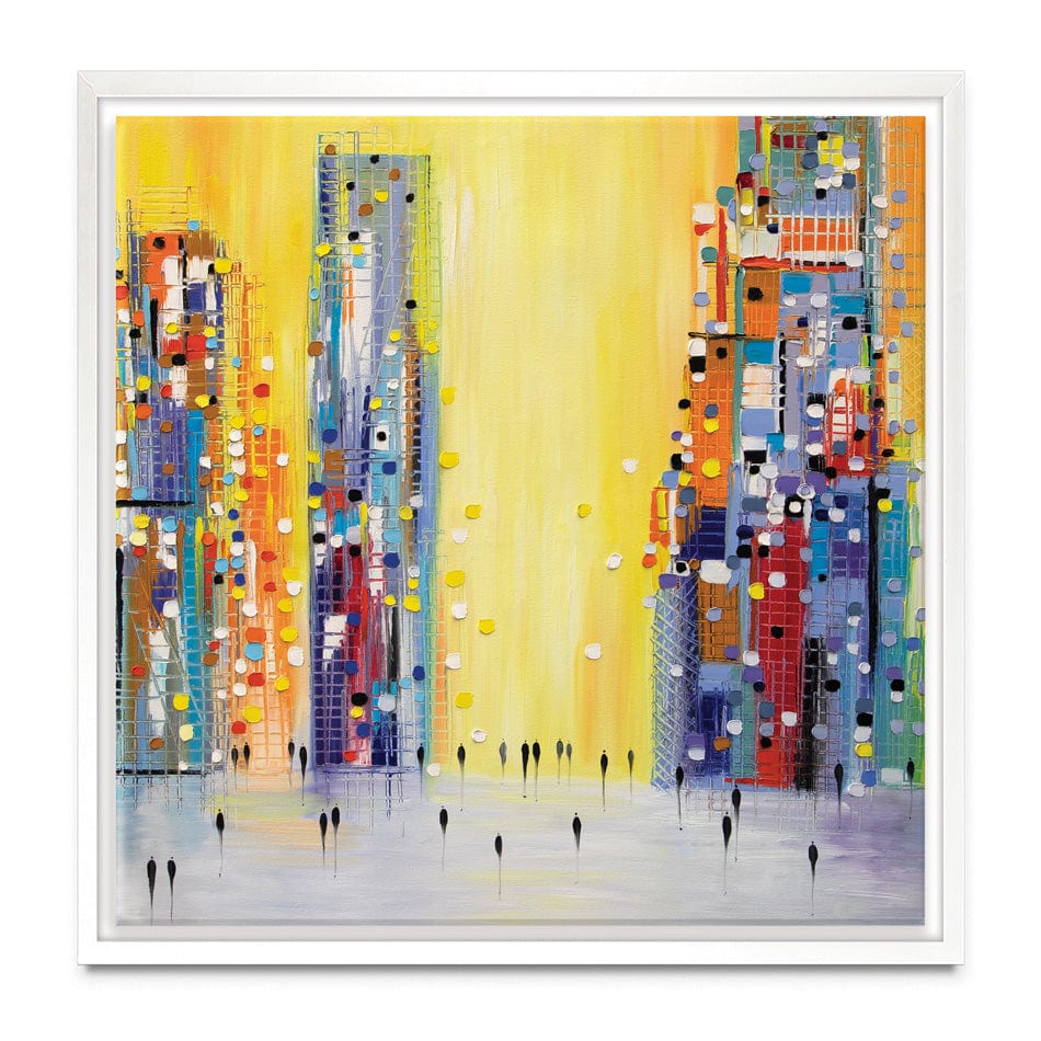 Bright Sunny Day Square Canvas Print wall art product Ekaterina Ermilkina / Independent