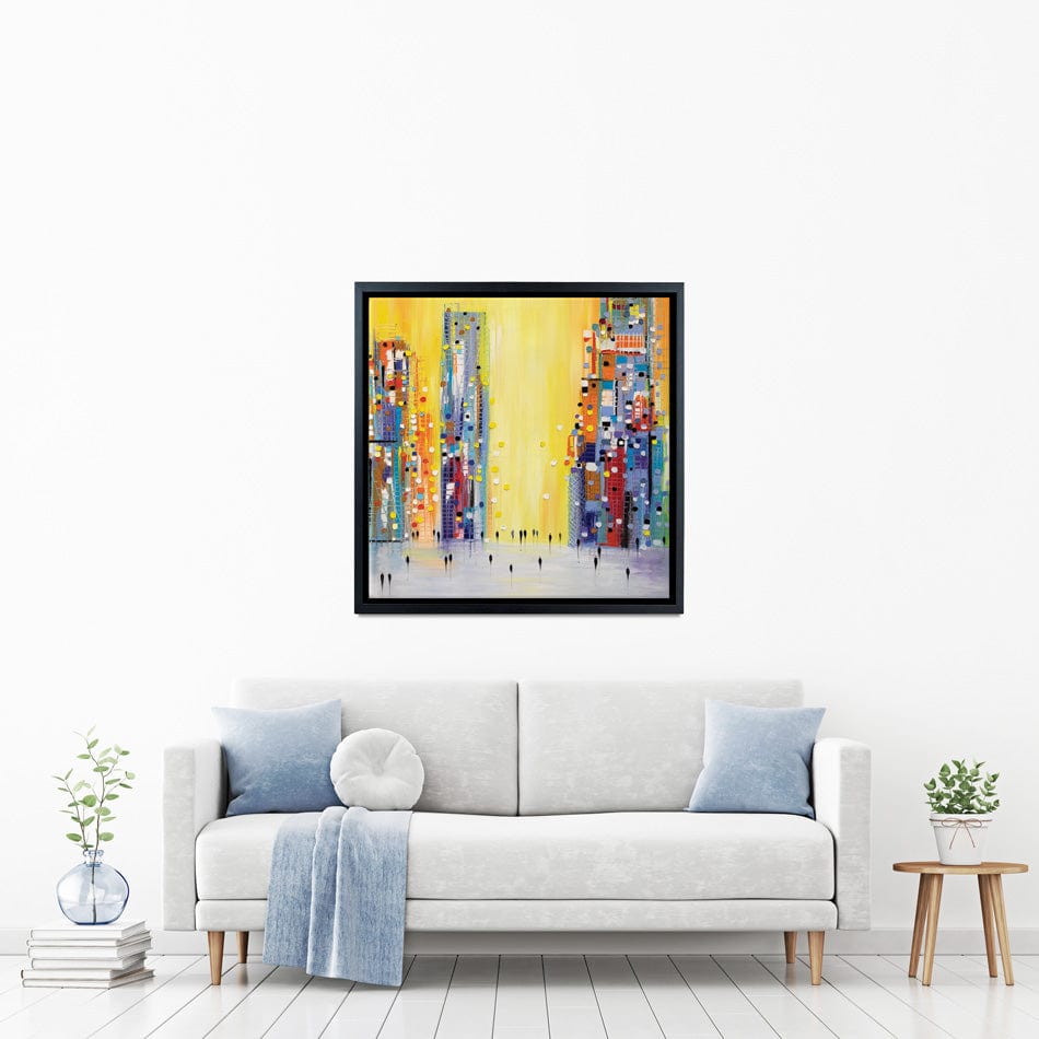 Bright Sunny Day Square Canvas Print wall art product Ekaterina Ermilkina / Independent