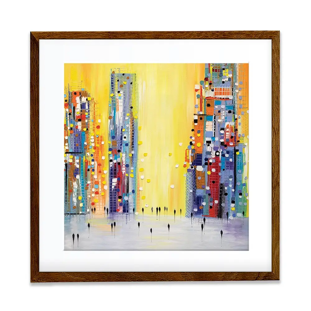 Bright Sunny Day Square Framed Art Print Bright Sunny Day Square Framed Art Print wall art product Ekaterina Ermilkina