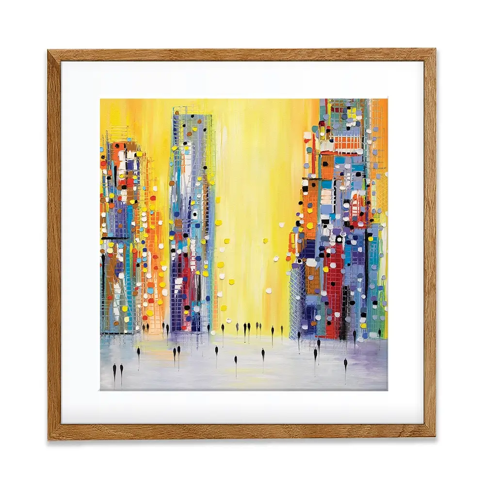 Bright Sunny Day Square Framed Art Print Bright Sunny Day Square Framed Art Print wall art product Ekaterina Ermilkina