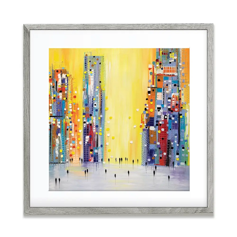 Bright Sunny Day Square Framed Art Print Bright Sunny Day Square Framed Art Print wall art product Ekaterina Ermilkina
