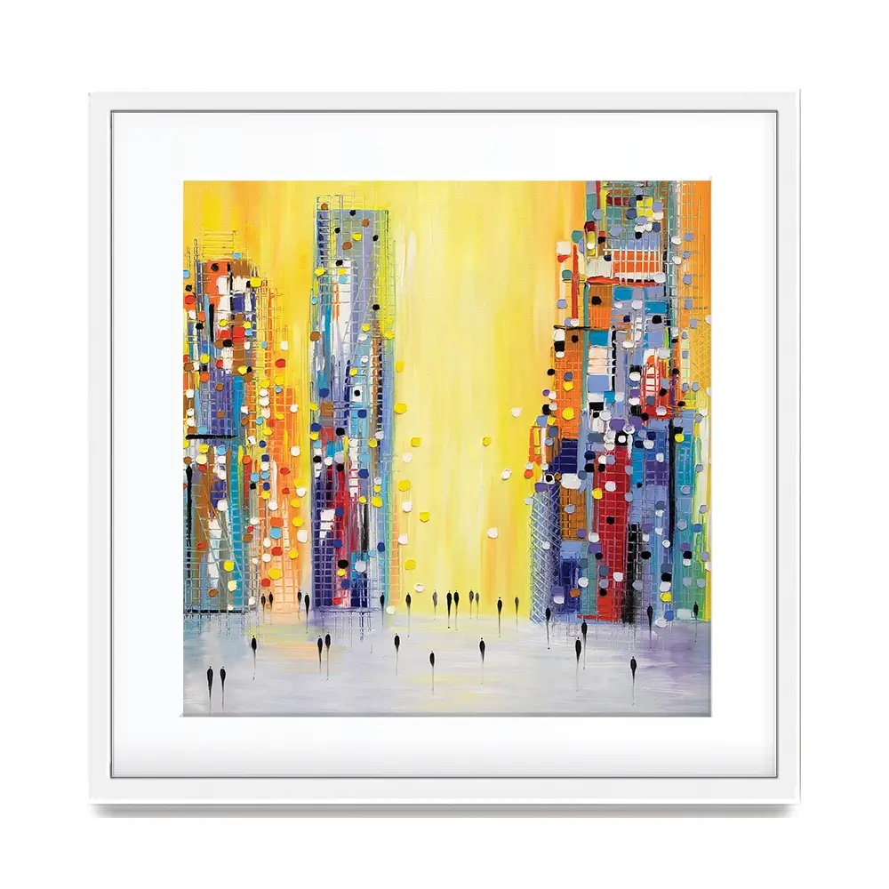 Bright Sunny Day Square Framed Art Print Bright Sunny Day Square Framed Art Print wall art product Ekaterina Ermilkina