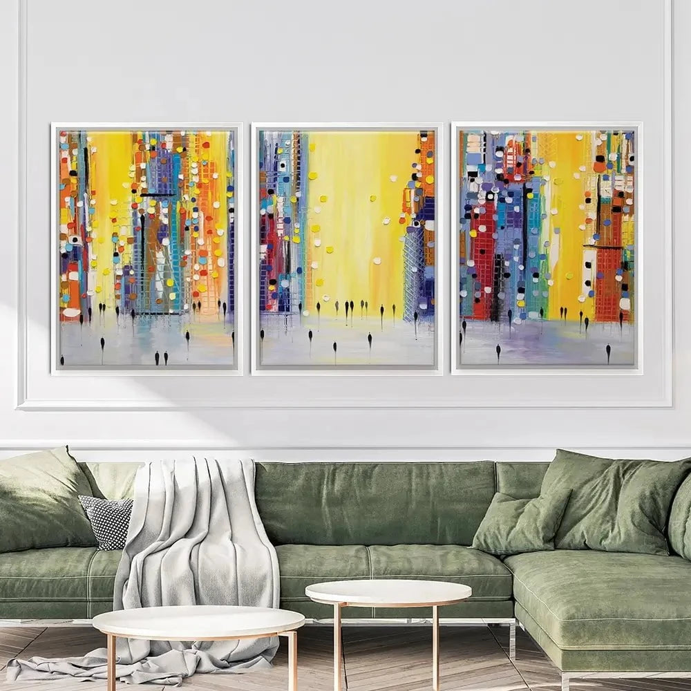 Bright Sunny Day Trio Canvas Print Bright Sunny Day Trio Canvas Print wall art product Ekaterina Ermilkina